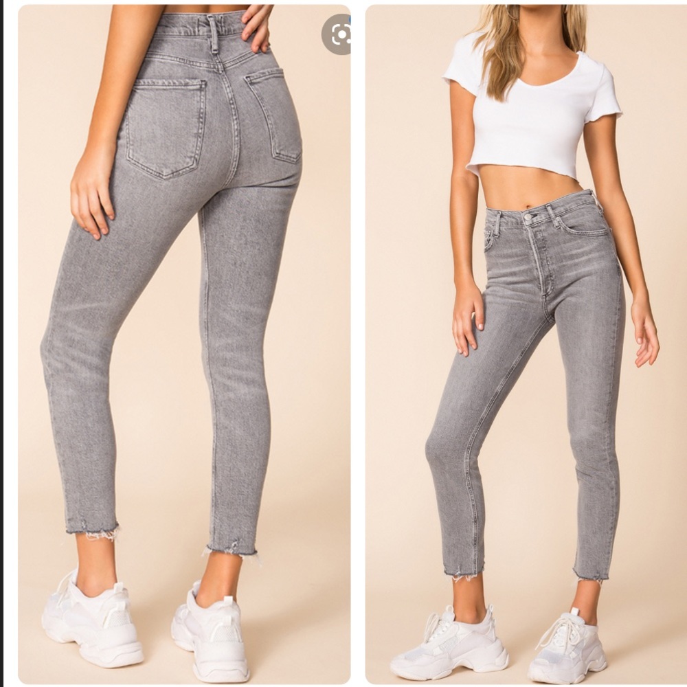 NWT Agolde Nico high rise slim jeans